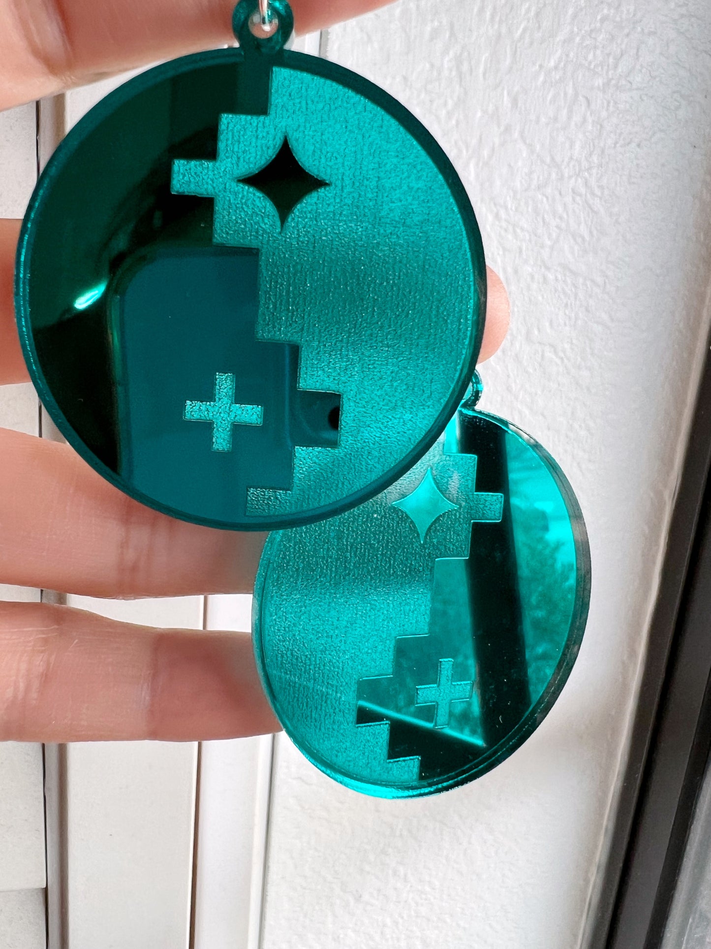 Hózhó earrings in Teal